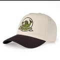 Cappellino Trucker/Baseball "Beerzilla" – Beige e Marrone Scuro
